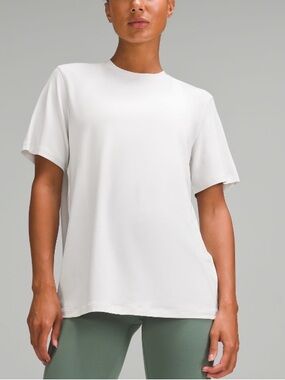 Lululemon Women’s Jersey Training Short-Sleeve Shirt in Light Vapor